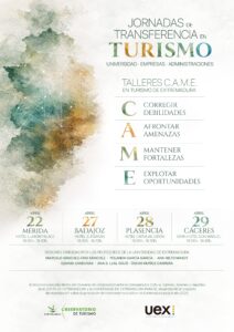 Lee más sobre el artículo JORNADAS DE TRANSFERENCIA EN TURISMO