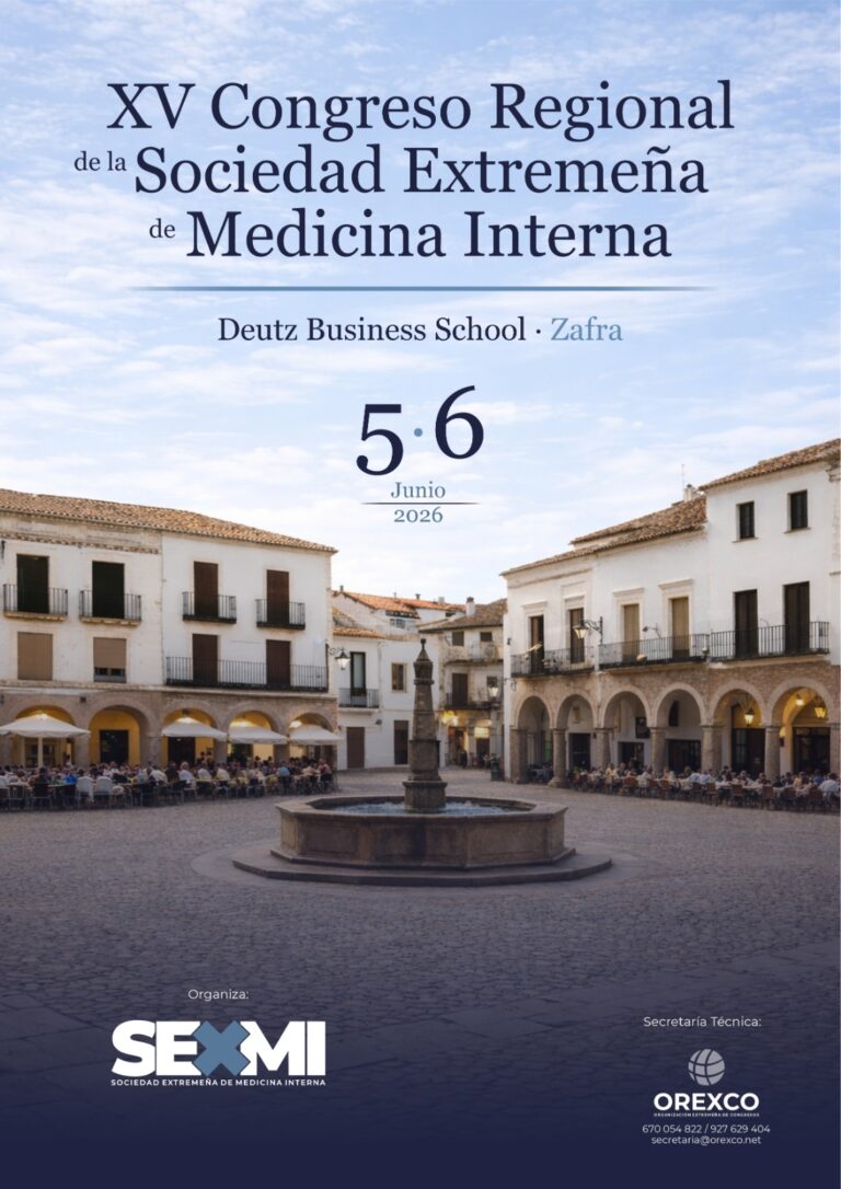 Lee más sobre el artículo XV Congreso Regional de la Sociedad Extremeña de Medicina Interna