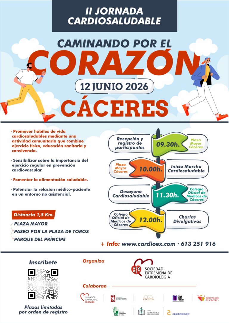 Lee más sobre el artículo II Jornada Cardiosaludable  «CAMINANDO POR EL CORAZÓN»