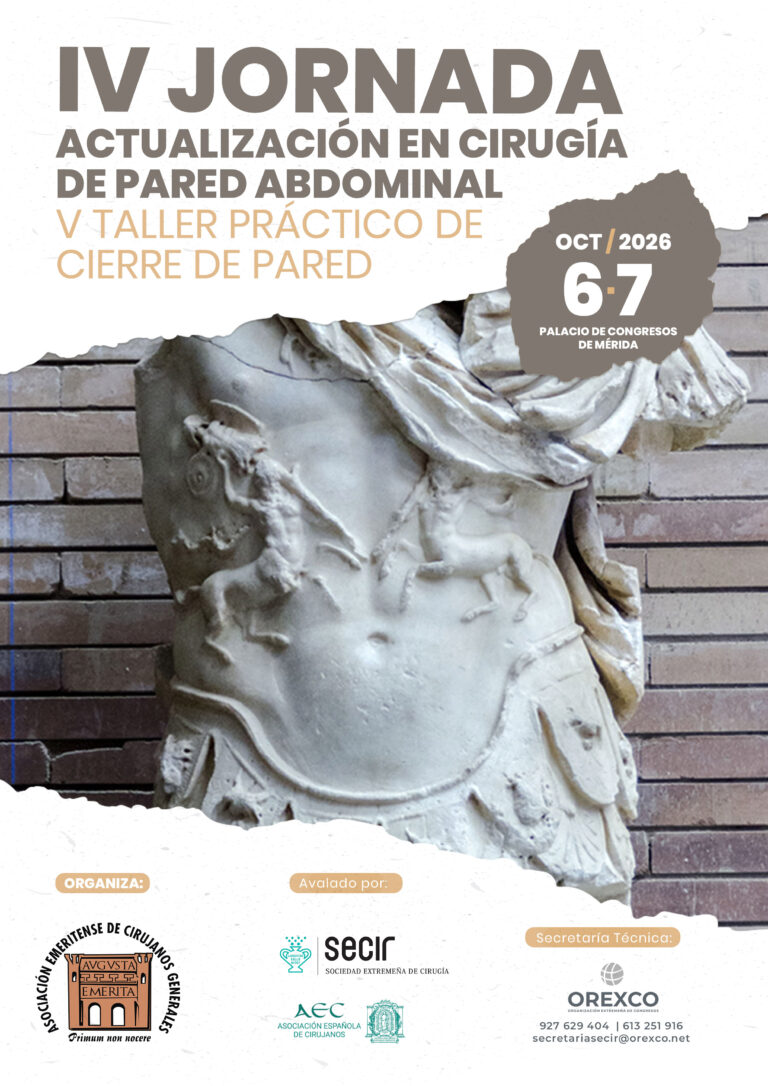 Lee más sobre el artículo IV Jornada Actualización en Cirugía de Pared Abdominal / V Taller Práctico de Cierre de Pared